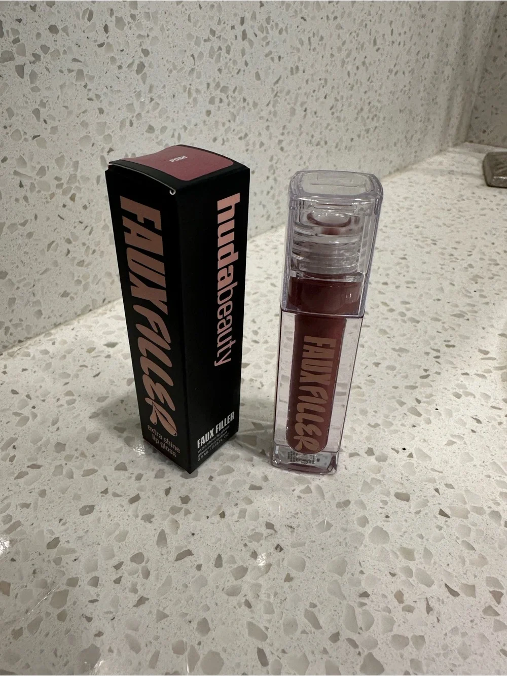Huda Beauty Faux Filler Lip Gloss - Shade Posh